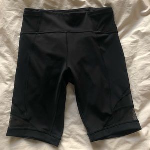 Lululemon Black Mesh 10in Biker Short